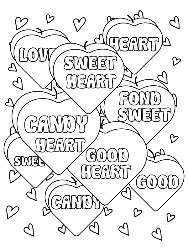 Candy Heart Word