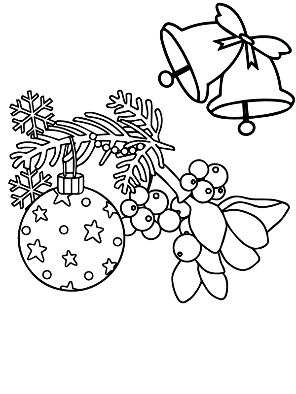 Christmas Mistletoe and Bell