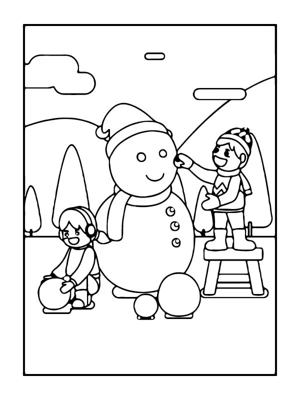 Christmas Snowman Creation