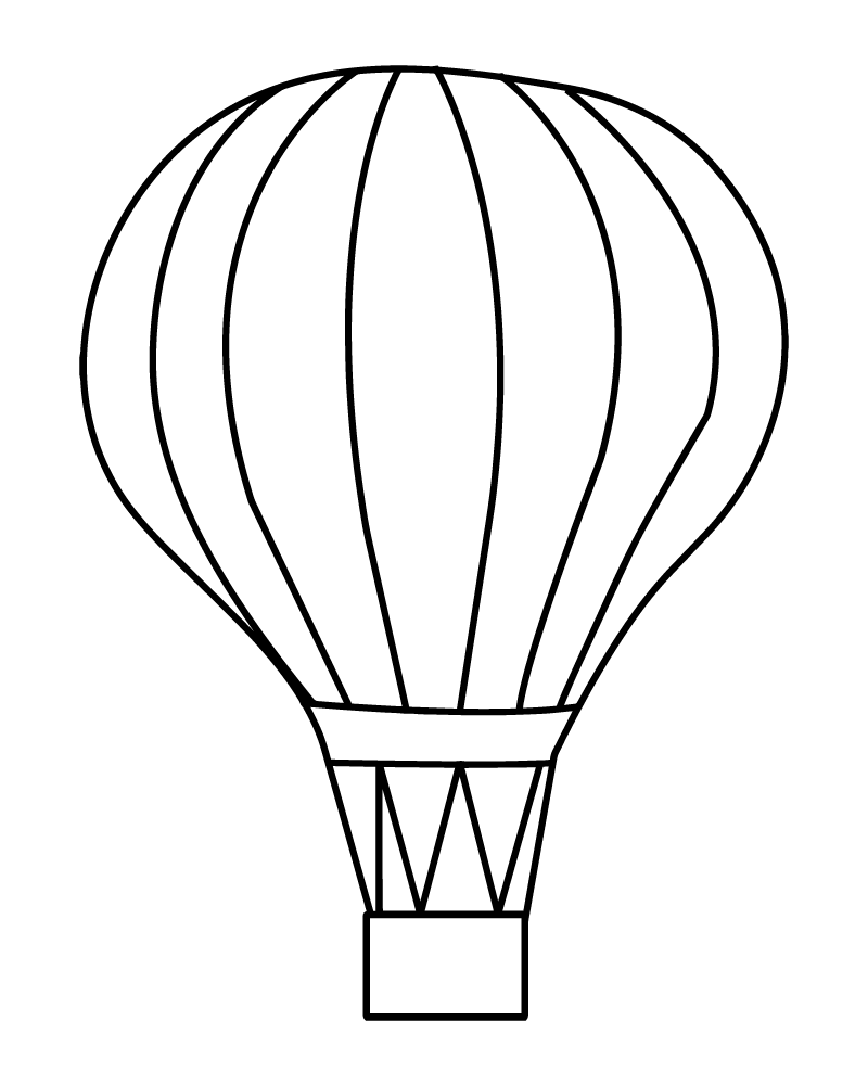 Zirkus-Heißluftballon