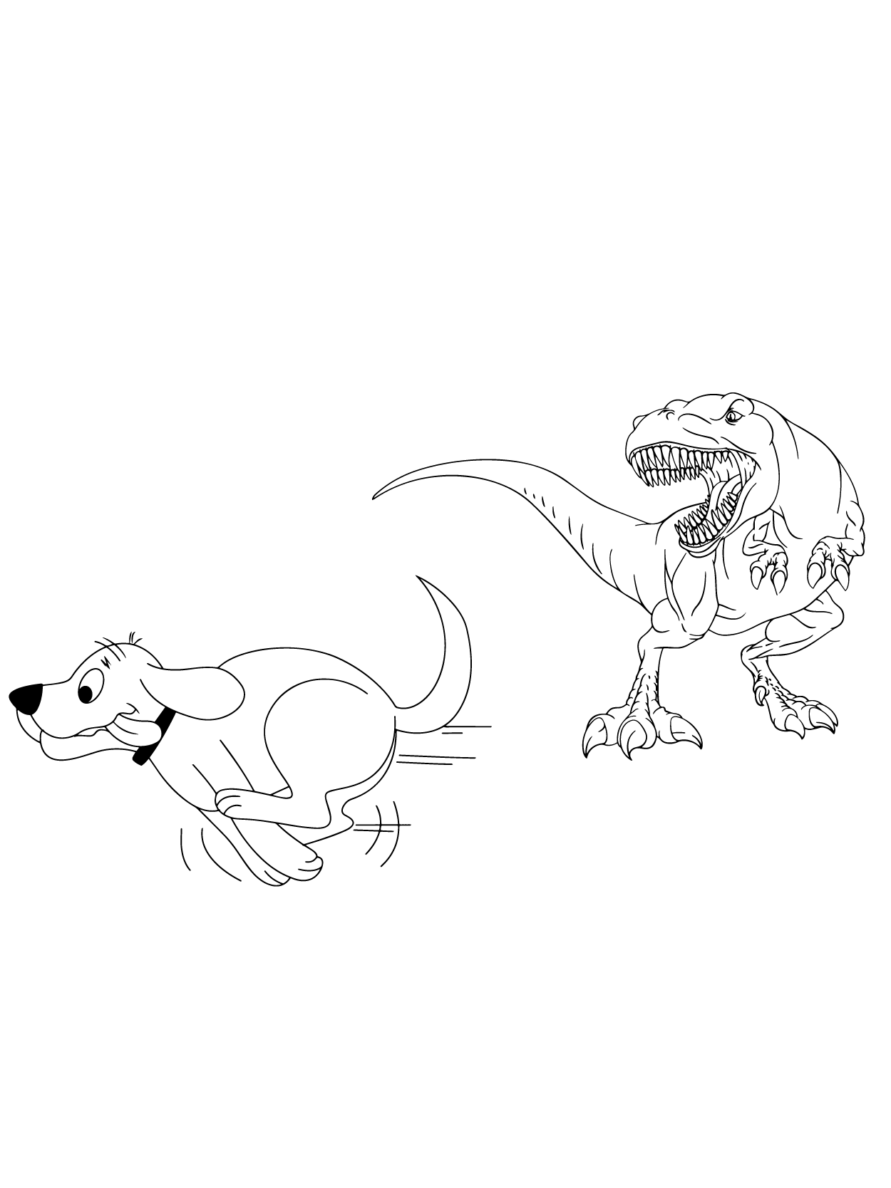 Clifford hat Angst vor Dinosaurier