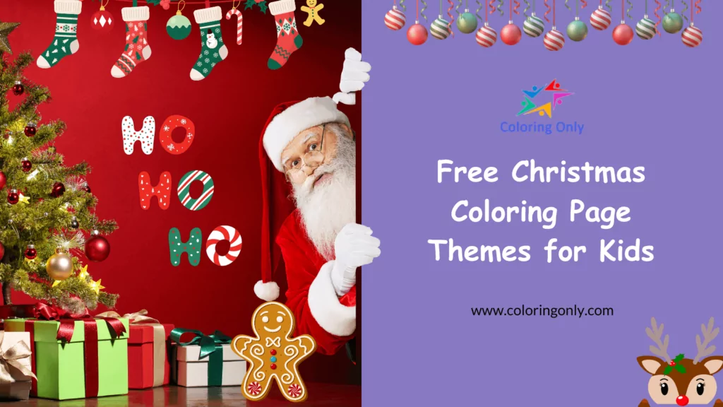 Free Christmas Coloring Page Themes for Kids