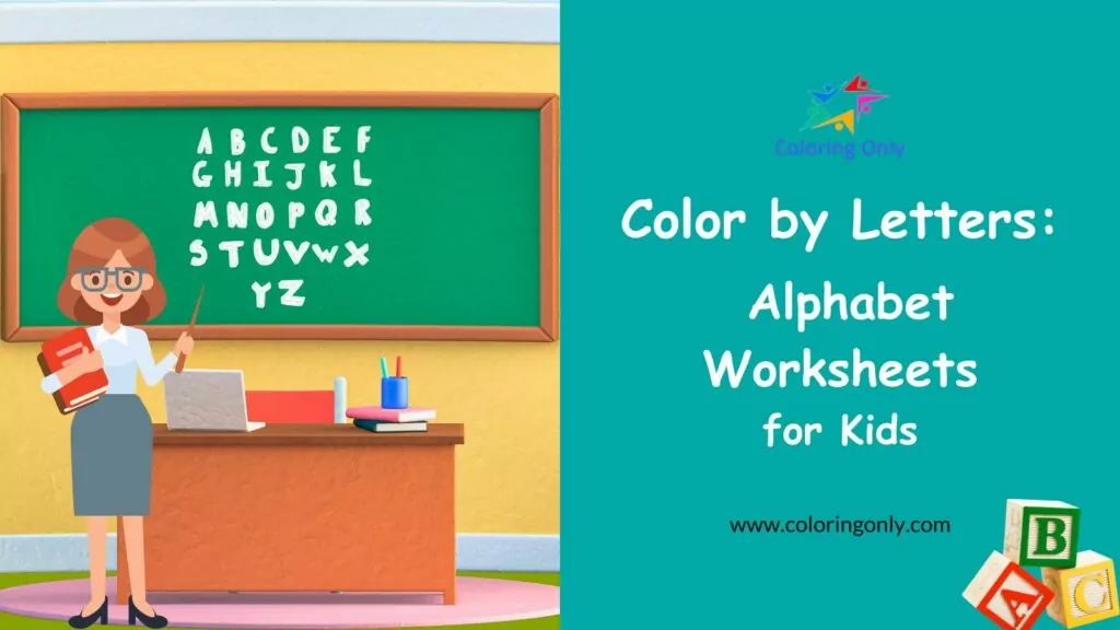 Malen nach Buchstaben: Alphabet-Arbeitsblätter für Kinder