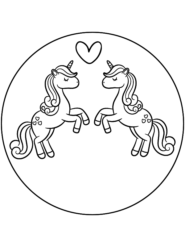 Couple Unicorn Valentines
