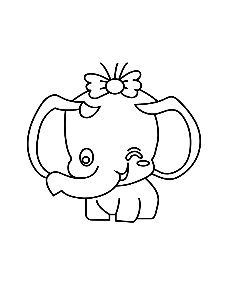Niedlicher Elefant Easy