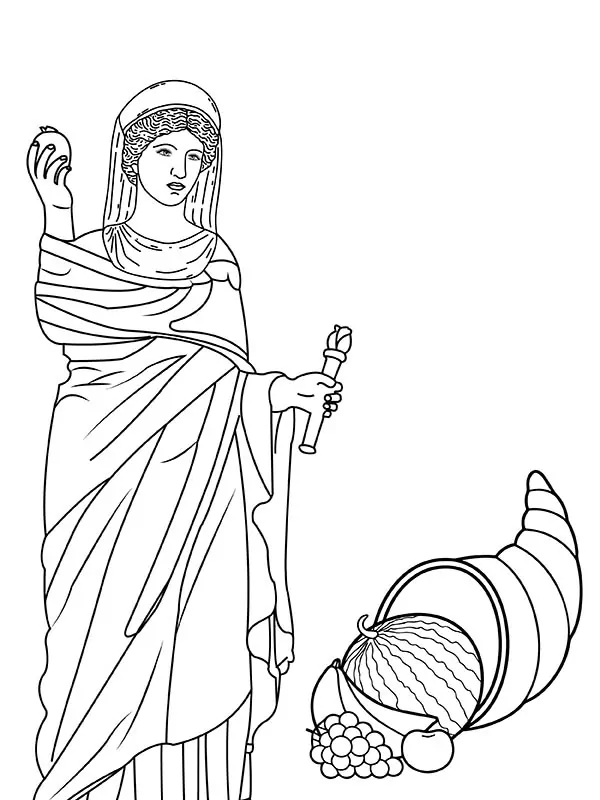 Demeter and Fruits