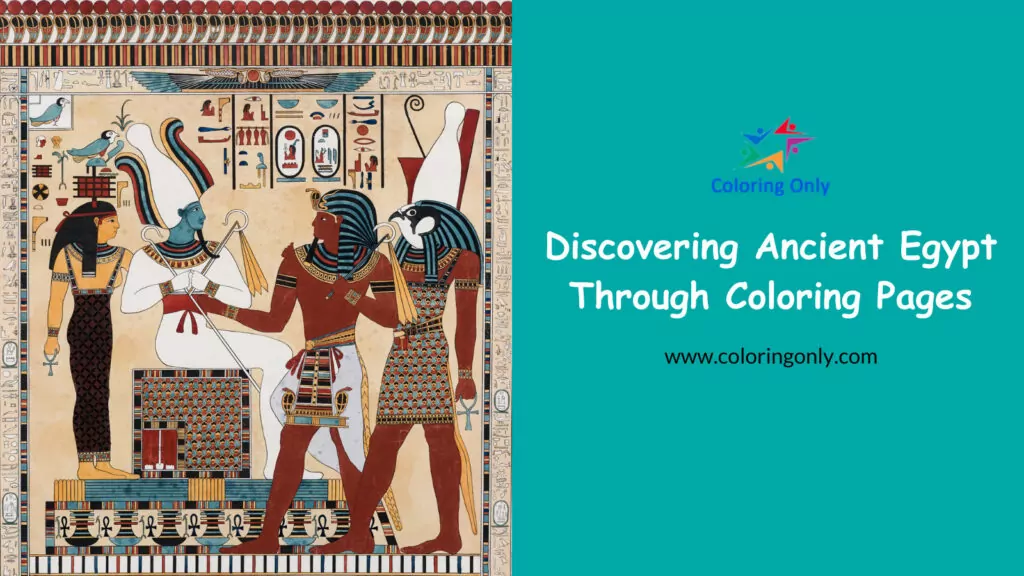 Entdecken Sie das alte Ägypten durch Malvorlagen