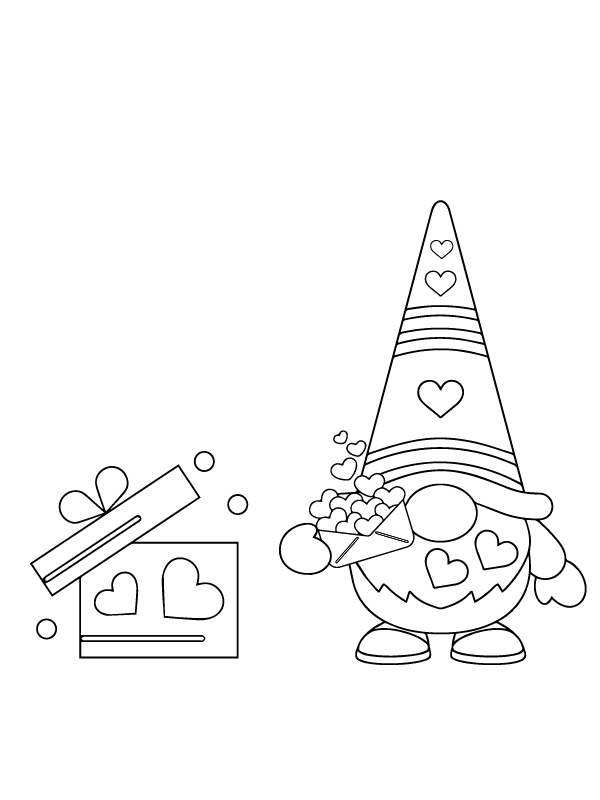 Downloadable Valentine Gnomes