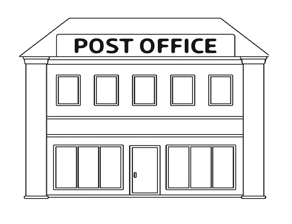 Einfaches Postamt