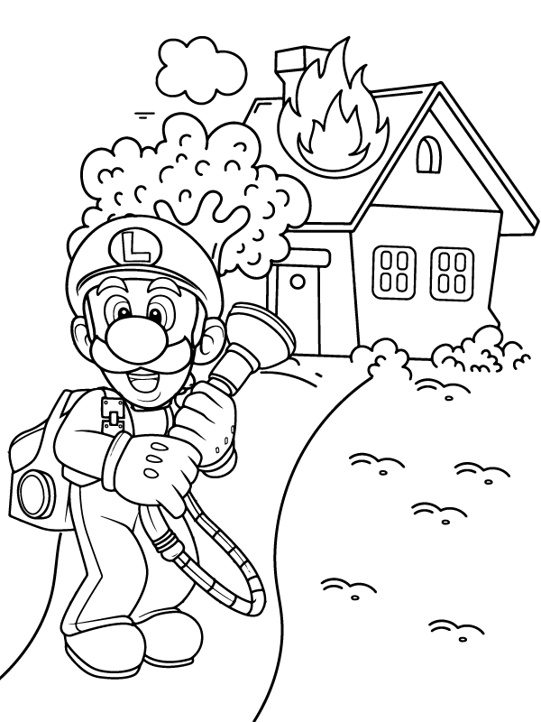 Fire Fighter Luigi