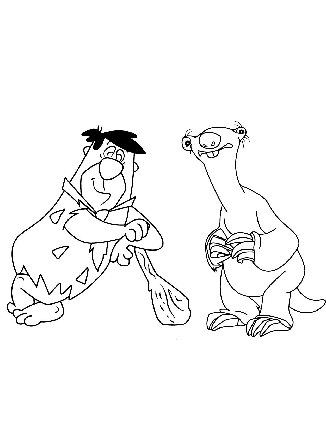 Flintstone and Sid