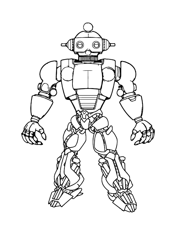 Free Robot Printables for Artistic Coloring