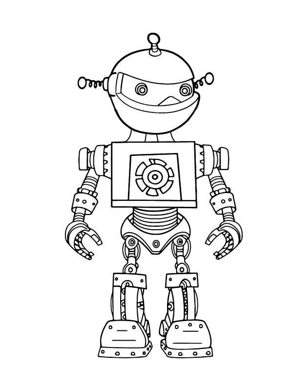 Free Robots Sheet for All Ages
