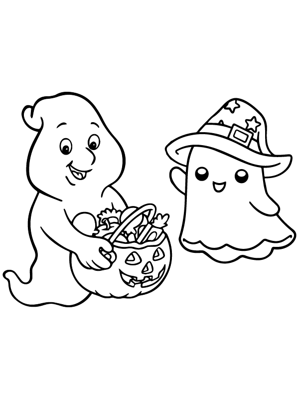Pumpkin and Ghosts