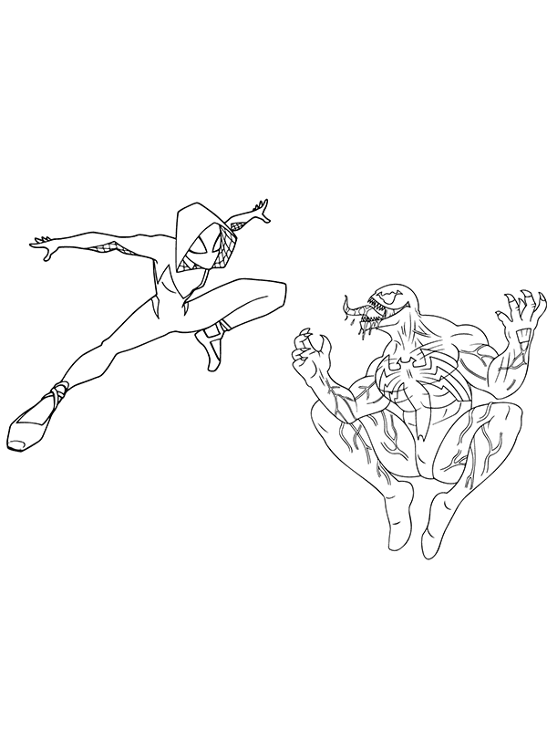 Ghost Spider and Venom