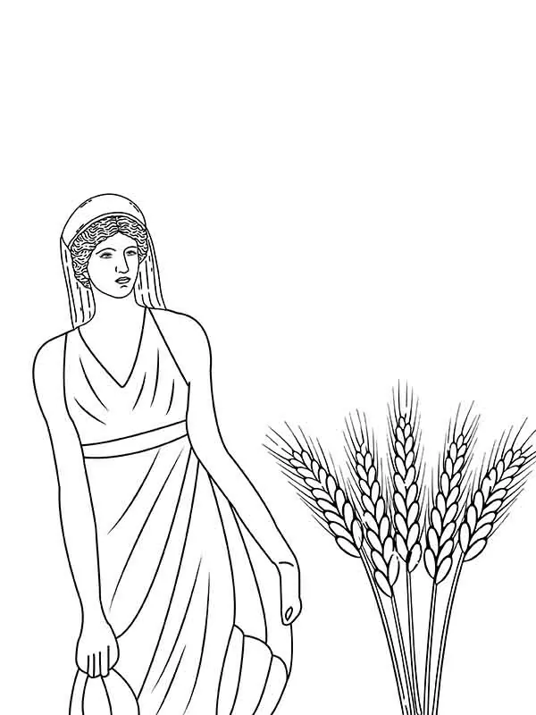 Greek Goddess of Grains