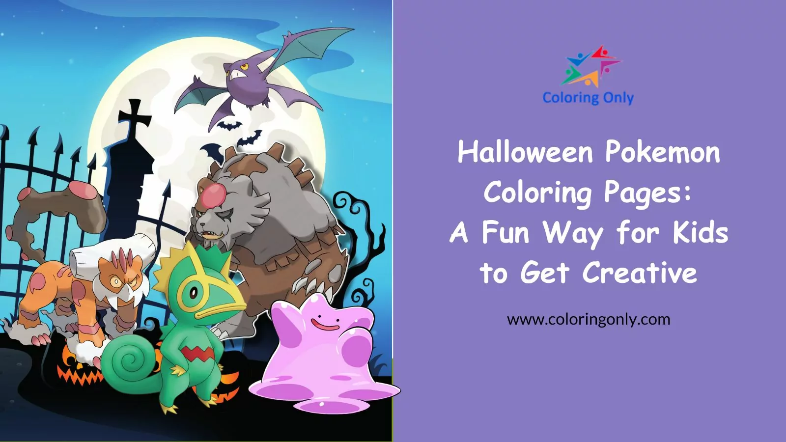 Halloween Pokemon Coloring Pages: A Fun Way for Kids to Get Creative