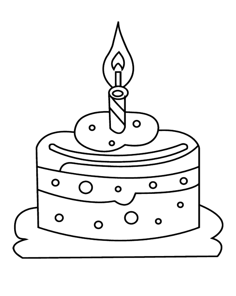 Happy Birthday cute cake high quality