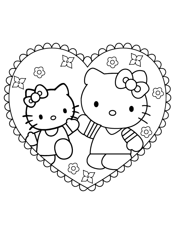 Herz Hello Kitty Valentinstag
