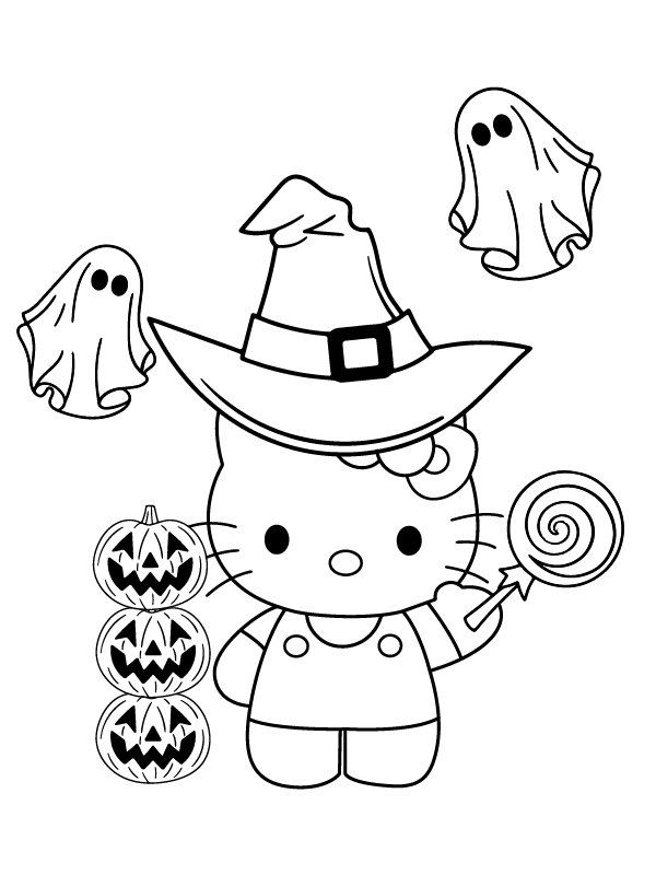 Hello Kitty's Witch Costume