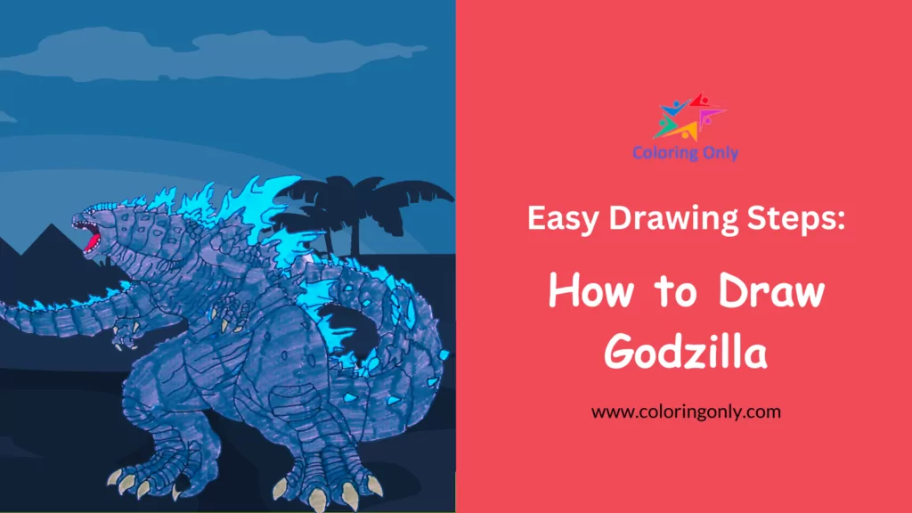 Wie man Godzilla zeichnet: Einfache Zeichenschritte