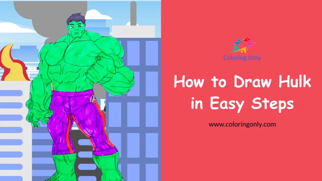 Wie man Hulk in einfachen Schritten zeichnet