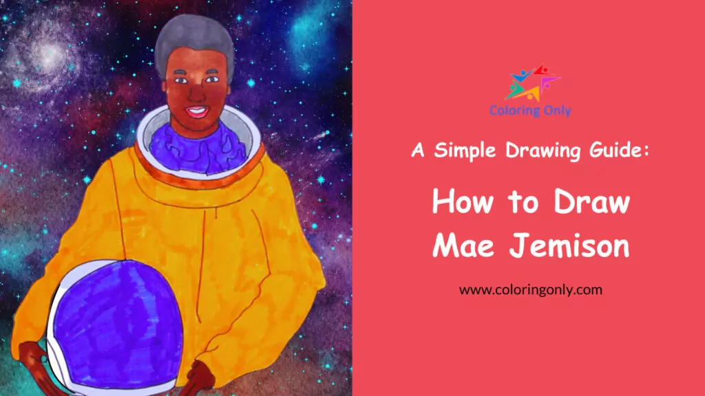 Como desenhar Mae Jemison: um guia de desenho simples