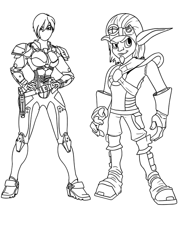 Jak and Daxter Free Printables