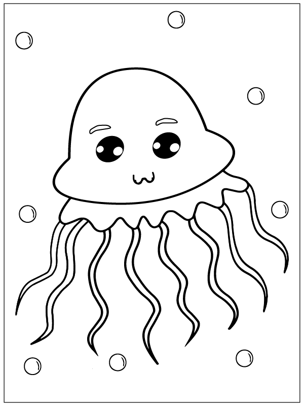 Jellyfish Under the Sea