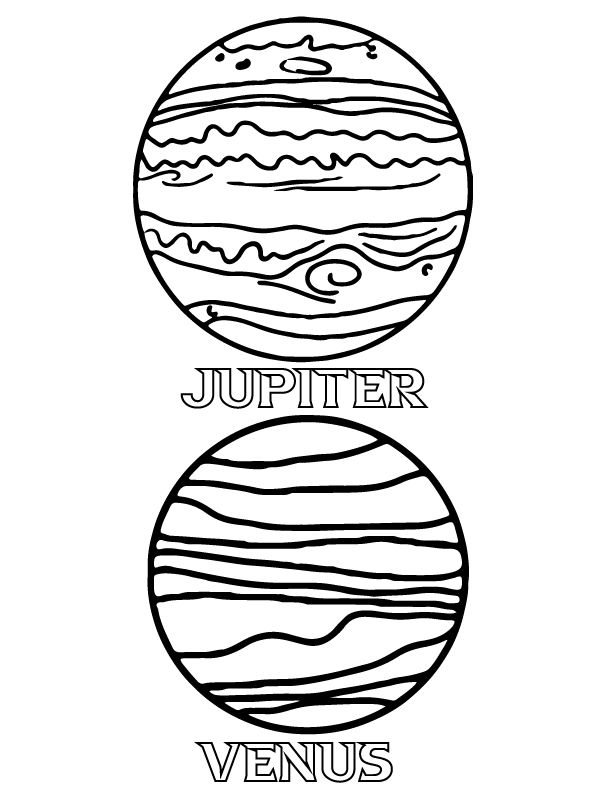 Jupiter and Venus