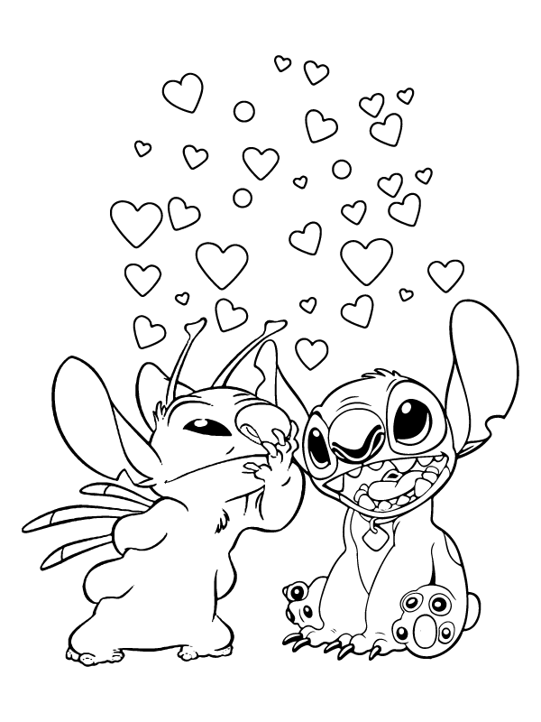 Lovely Stitch Valentines