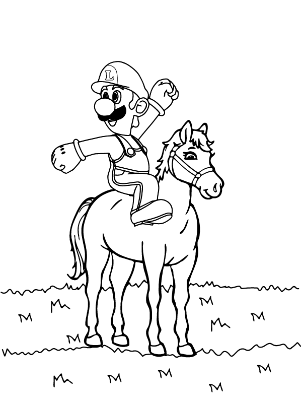 Luigi und Pferd