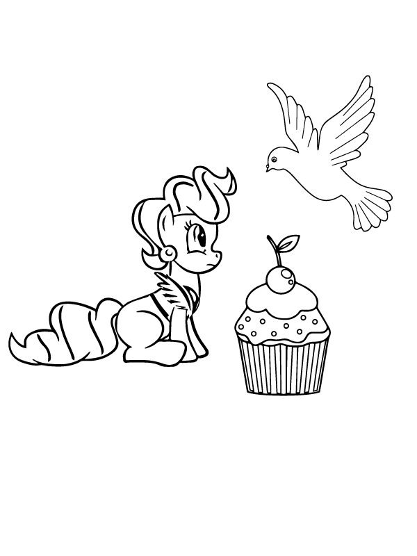 Mrs. Cake, Cupcake, and Bird