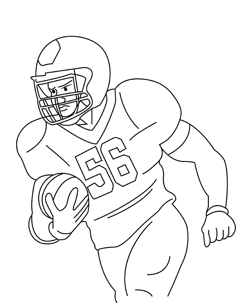 Number 56 - 49ers Football Player