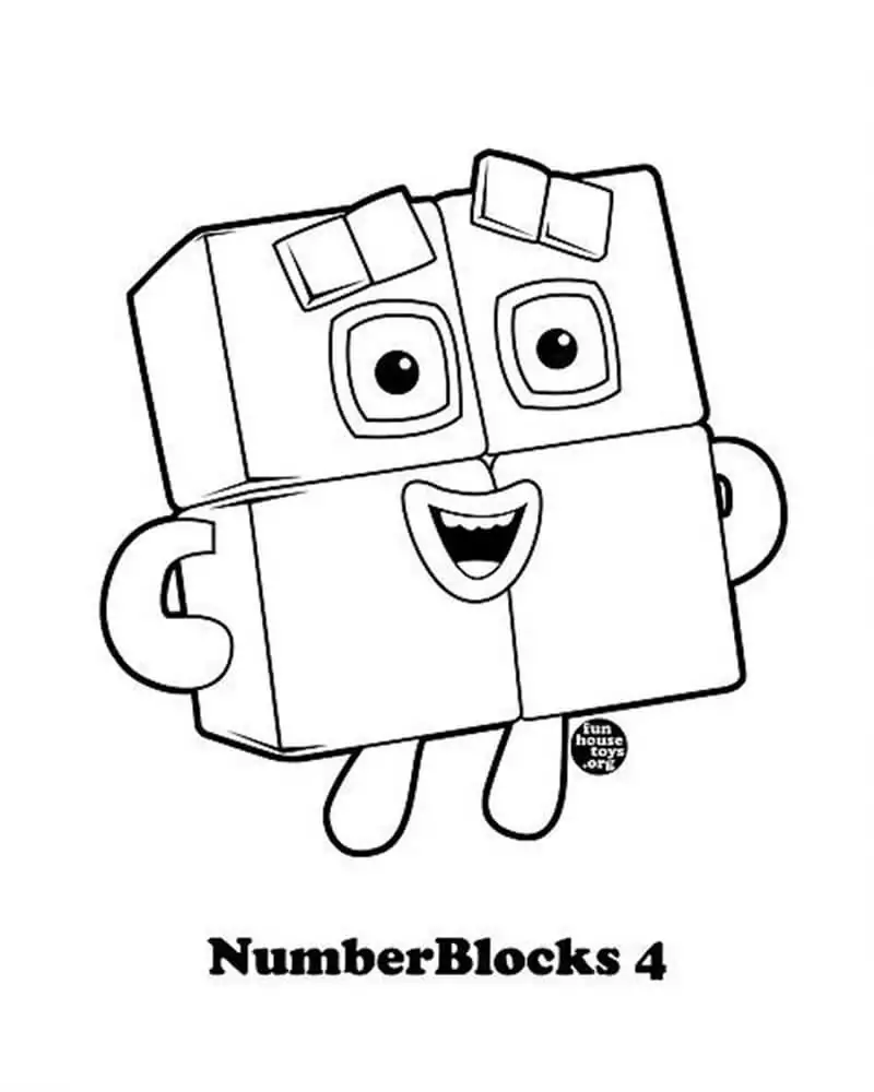 Numberblocks 4