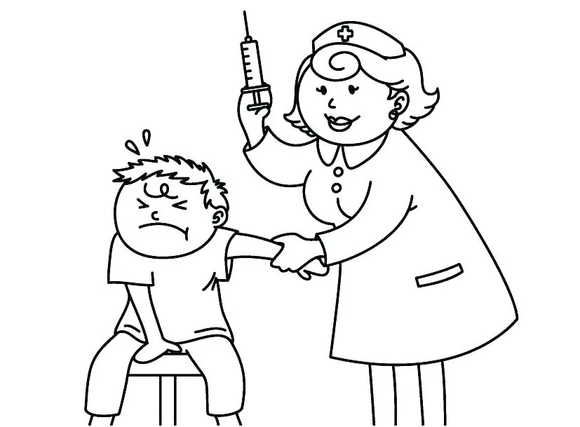 Patient bekommt Angst vor Injektionsarzt