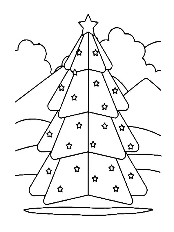 Plain Christmas Tree