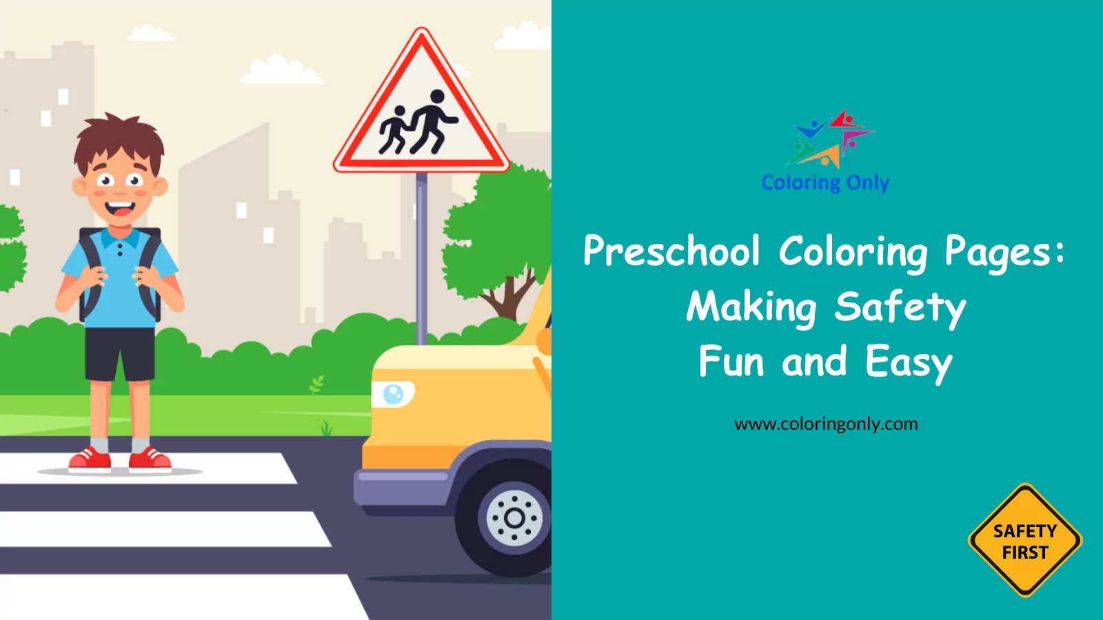Preschool Coloring Pages: Making Safety Fun and Easy