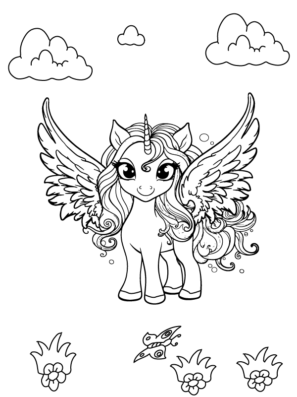 Printable Cute Unicorn Dreams