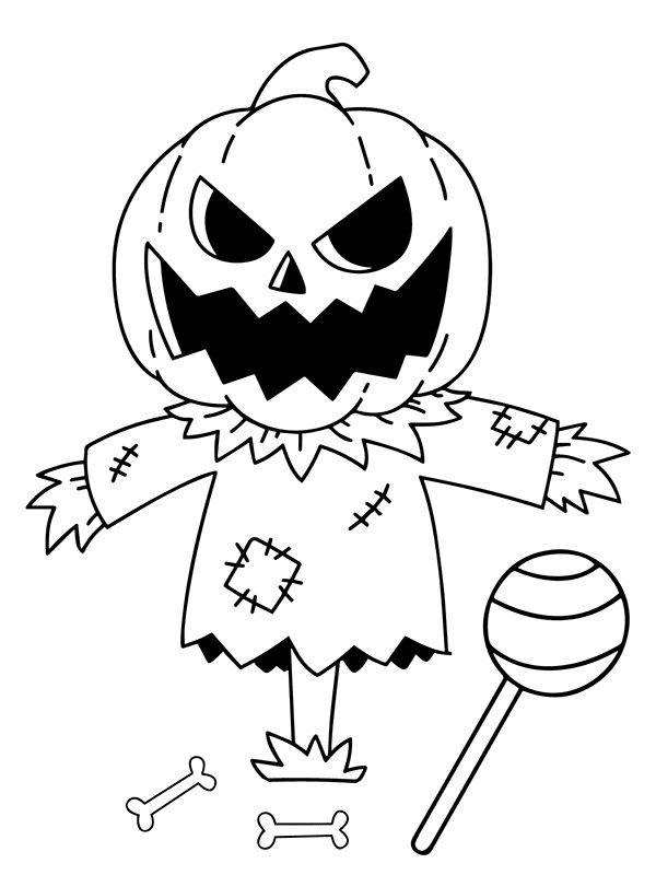 Pumpkin Halloween Monster