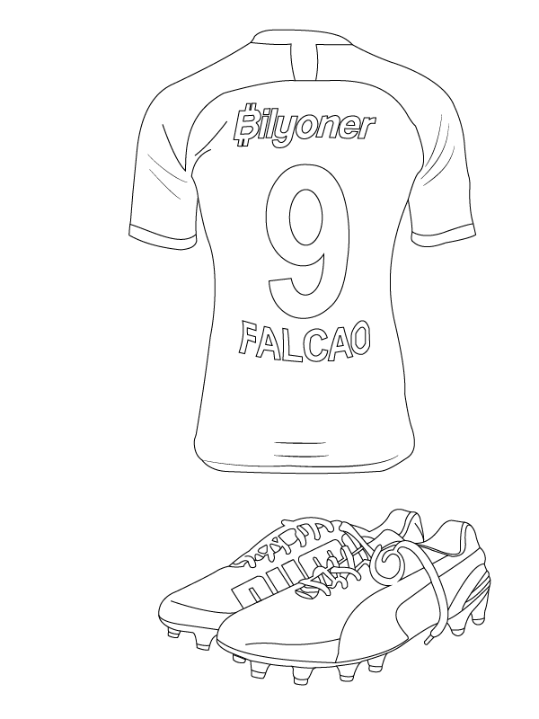 Radamel Falcao’s Jersey and Shoes