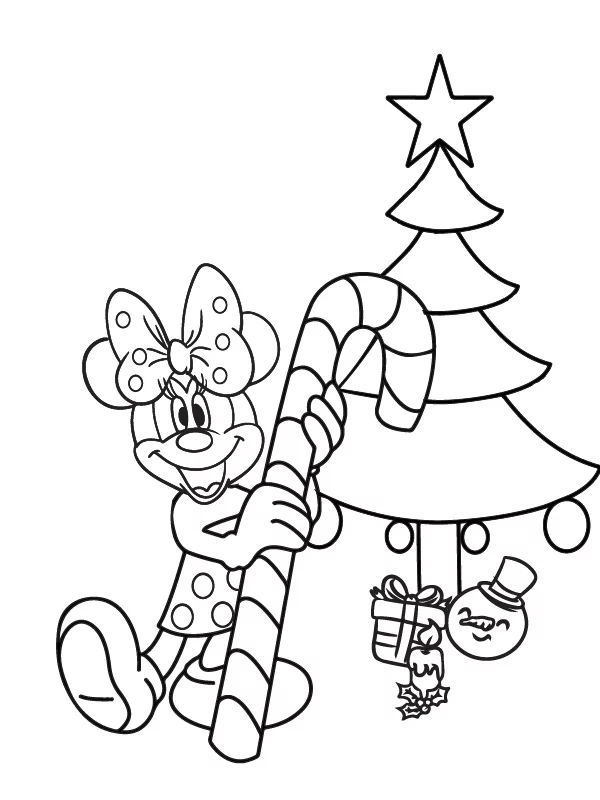 Radiant Minnie Mouse Christmas
