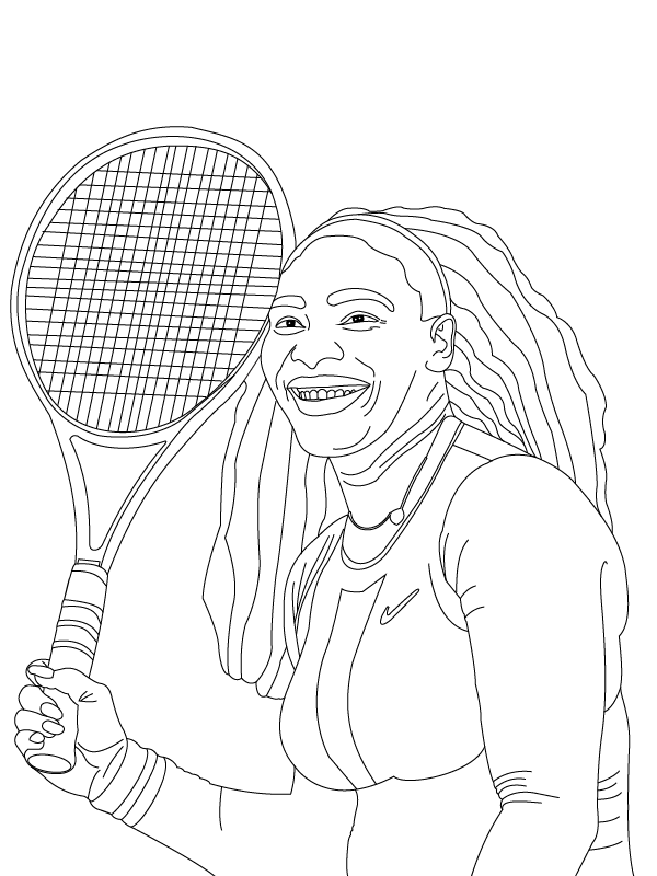 Serena Williams Smiling