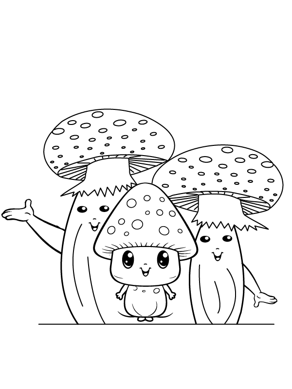 Simple and Charming Mushroom