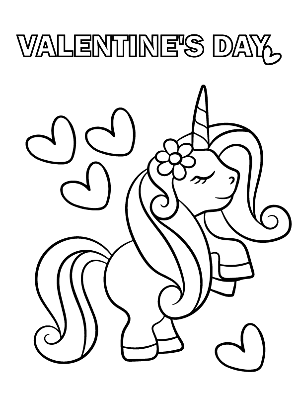 Simple Unicorn Valentines