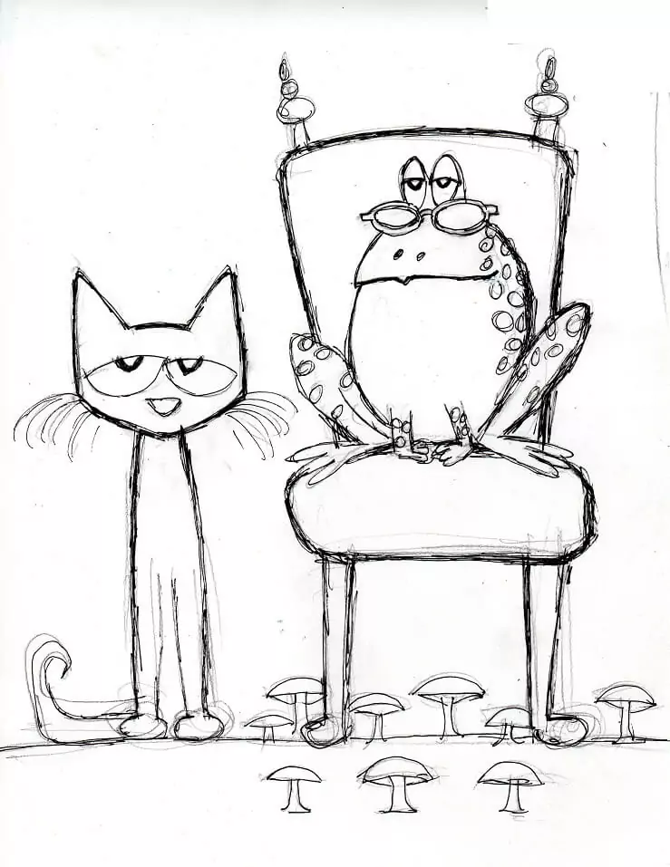 Sketch Pete the Cat