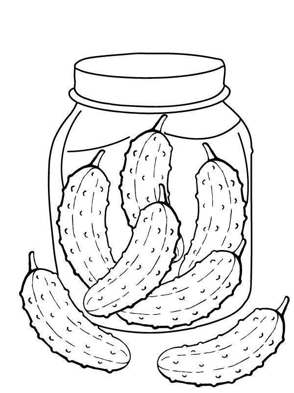 Tangy Pickle Jar