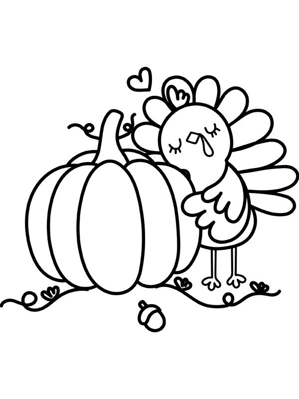 Thanksgiving Turkey Pumpkin