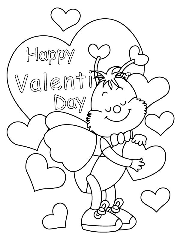 Toddler Valentine and Bee