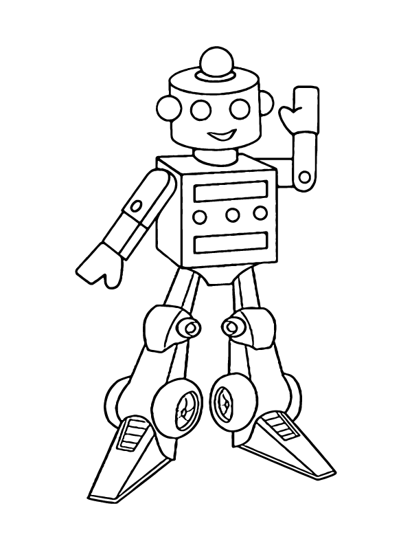 Unwind with Free Downloadable Robot Coloring